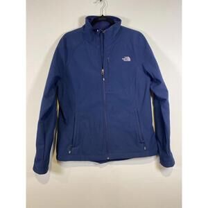The North Face Women's Navy Blue Softshell Jacket XL